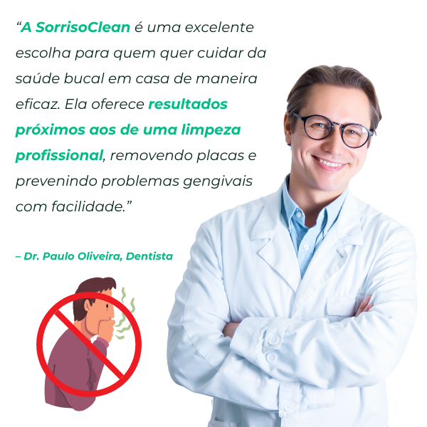 Escova de Dente Elétrica SorrisoClean - Aprovada e Recomendada Por Dentistas